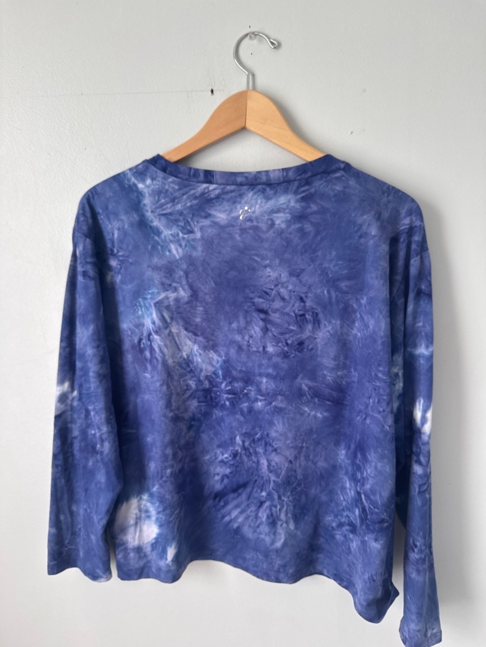 A Core super soft purple tie-dye, long sleeve tee - Picture 4 of 5